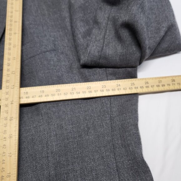 Stafford Mens Merino Wool Sport Coat Blazer Jacket 50R Classic Fit Gray Tweed - Picture 11 of 16